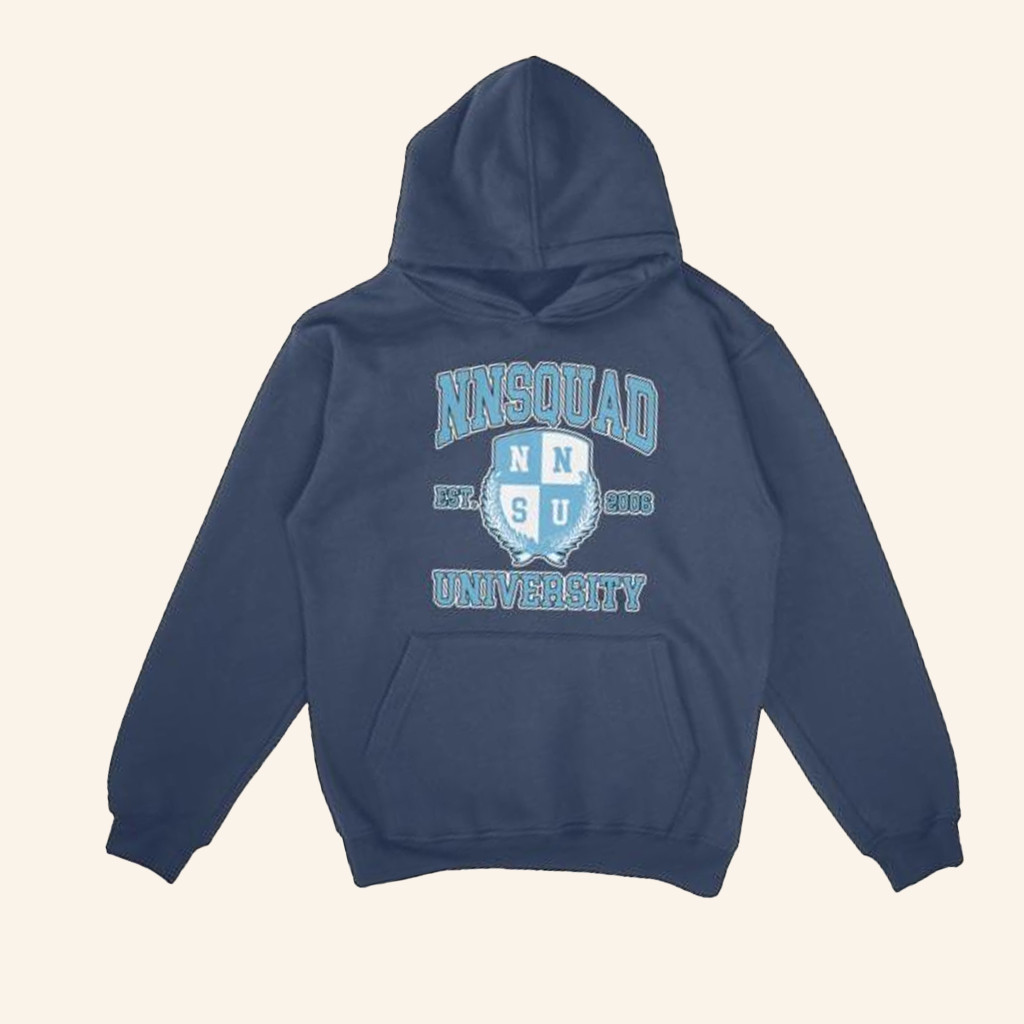 NNSquad Merch University Hoodie Best Christmas Gifts For Boyfriend NNSquad Merch University Hoodie Best Christmas Gifts For Boyfriend
