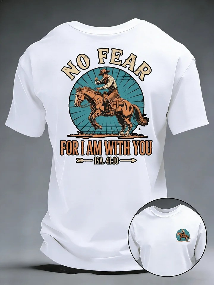 No Fear Cowboy T Shirt Texas Rodeo Rider Gift For Western Country Fans