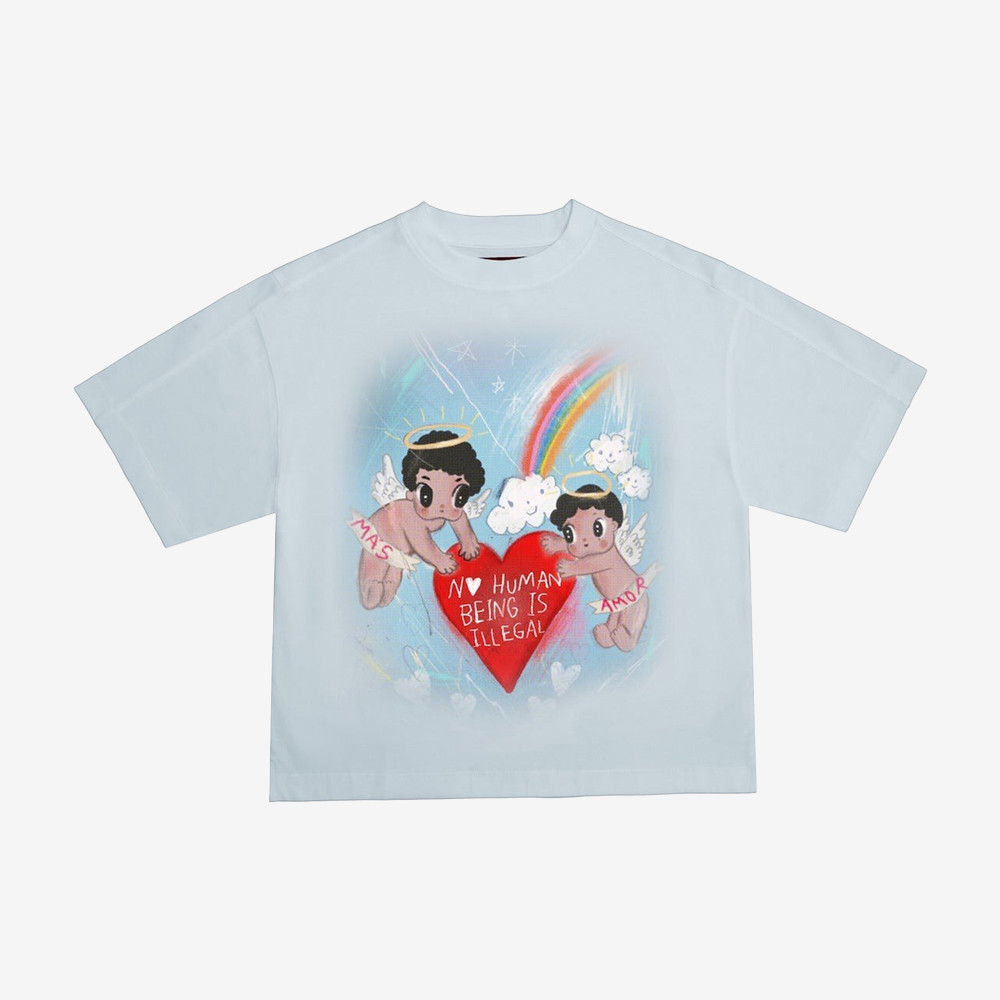 No Human Being Is Illegal Crop Top Anti Establishment Anti ICE Shirt Unique Gifts For Wife