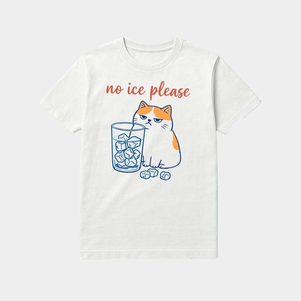 No Ice Please Cat Shirt Abolish Ice T-Shirt Political Tees Gifts For Friends