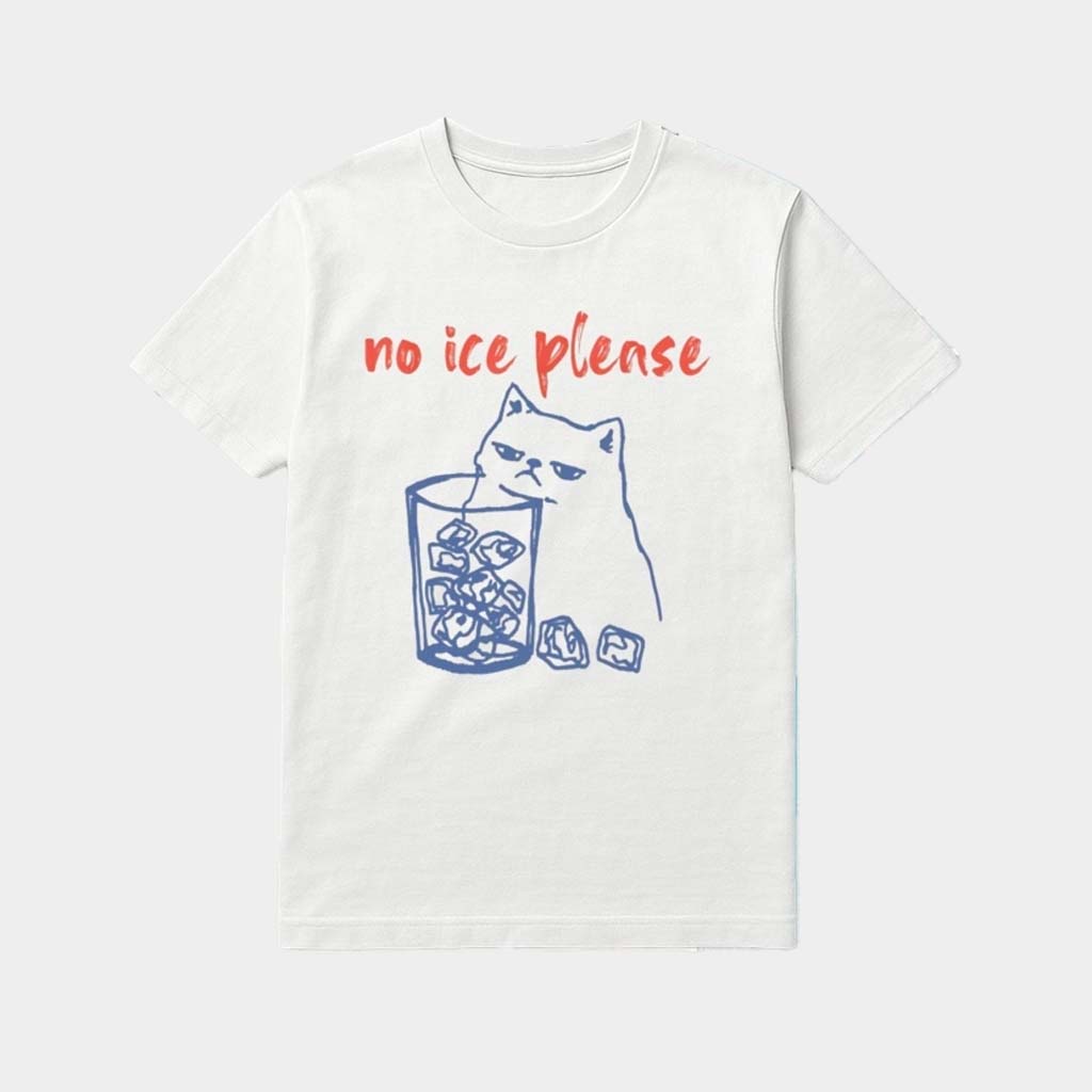 No Ice Please Cat T-Shirt Pro Immigration Tee Abolish Ice Shirt Gifts For BFF