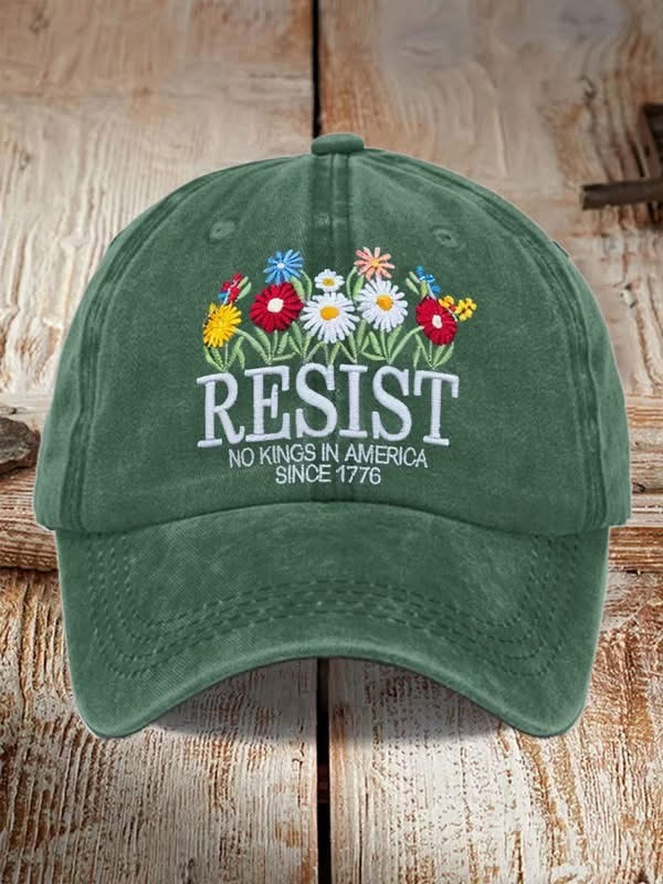 No King In America Resist Hat Patriotic Cap Best Gift For Freedom And Justice Supporters