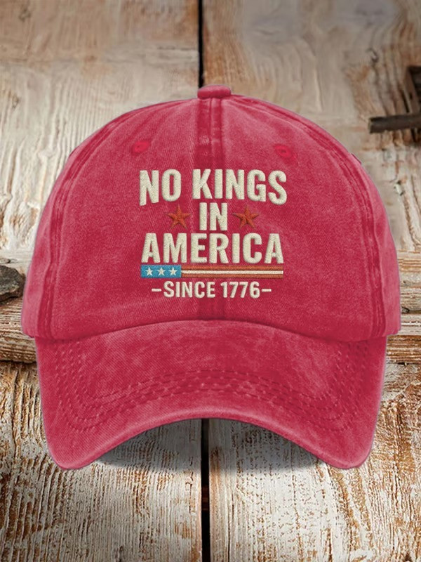 No King In America Since 1776 Resist Hat Best Gift For Supporters