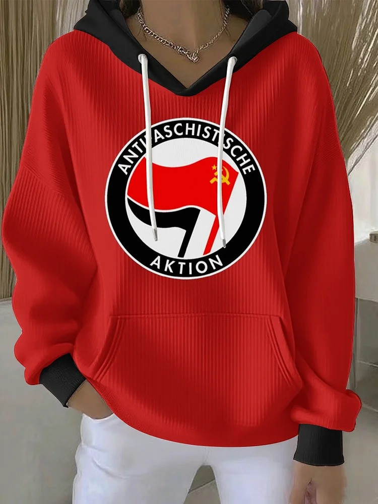 No Kings Hoodie Antifaschistische Aktion Anti Fascist Protest Apparel Gifts