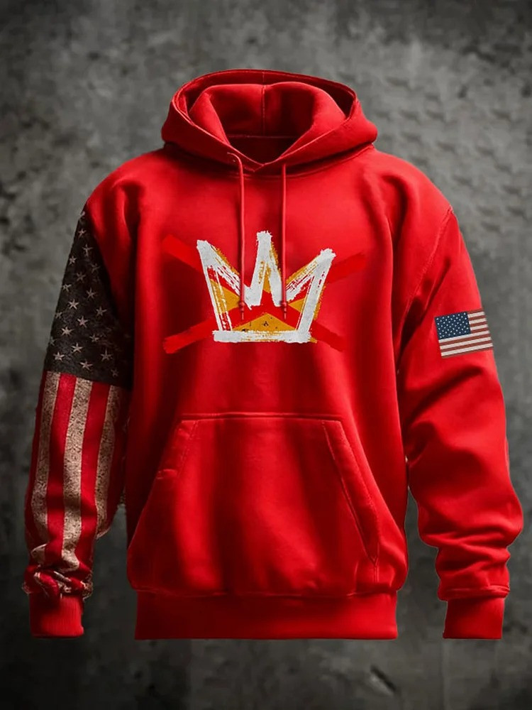 No Kings Hoodie USA Flag Hoodie No Kings Rally Merch Gifts For Liberal
