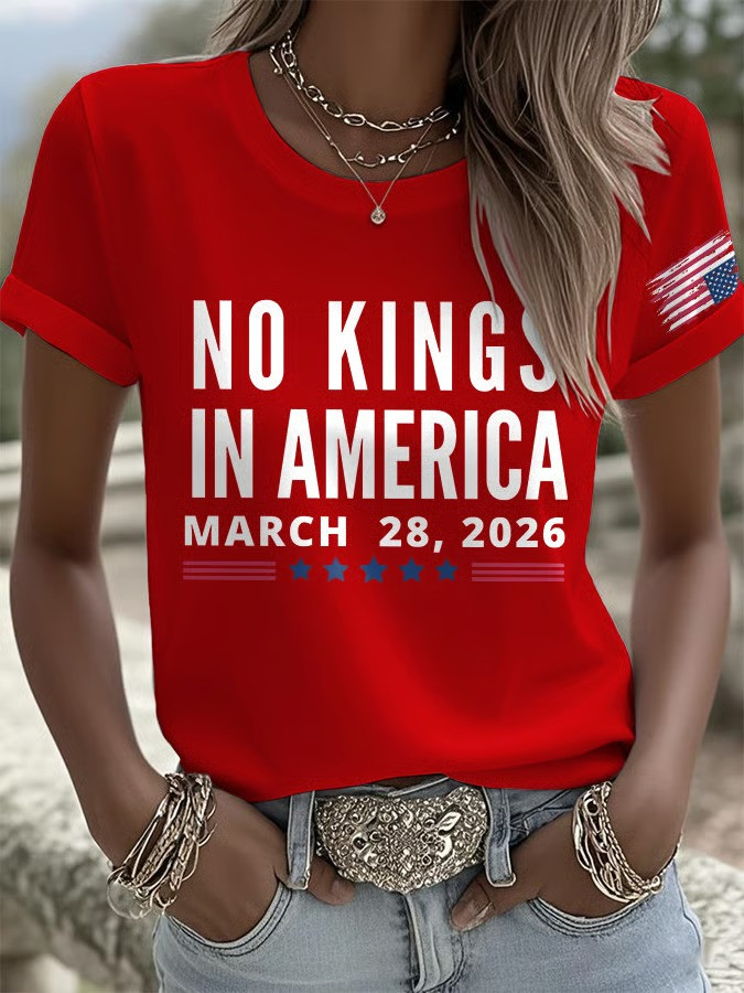 No Kings In America March 28 2026 Shirt No Kings Protest Apparel Patriotic Gifts