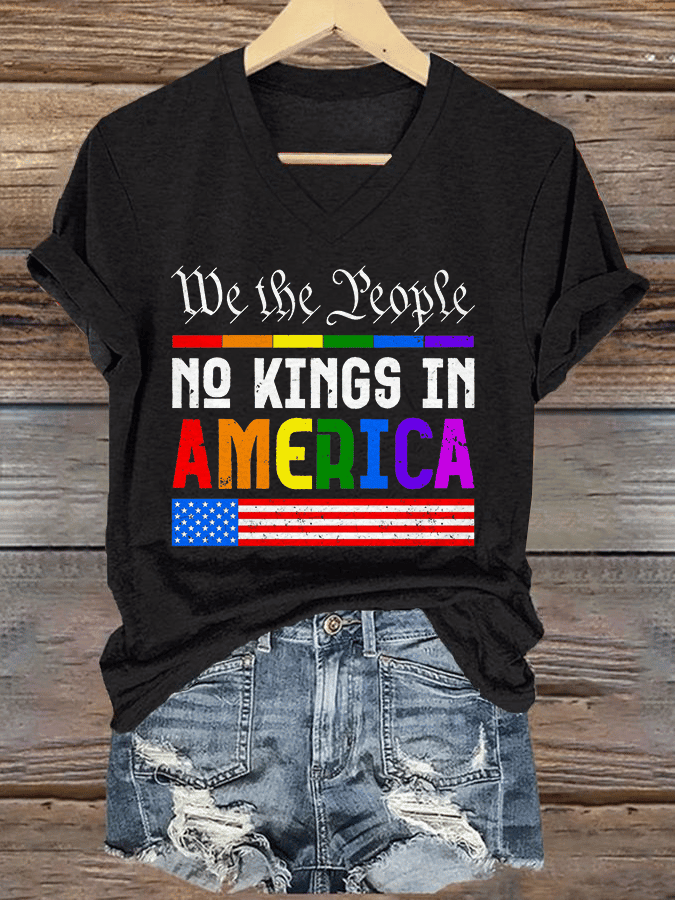 No Kings In America Shirt We The People T-Shirt FDt Shirt Protect Democracy Gifts For Her