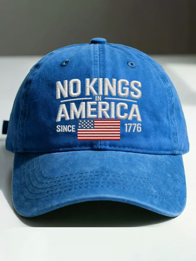 No Kings In America Since 1776 Baseball Hat Patriotic Protest Cap Best Gift For Democracy Supporters