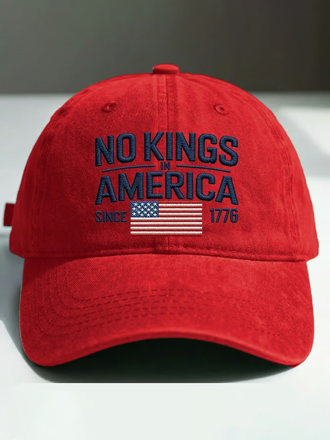 No Kings In America Since 1776 Hat No Kings Rally Baseball Cap Gifts For Patriots