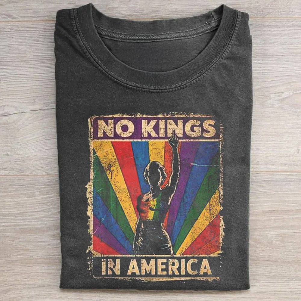 No Kings In America T-shirt FDT Merch Gifts For Mom