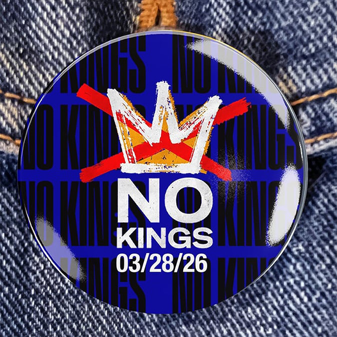 No Kings March 28 2026 Button Anti MAGA Button Protesting Gift For Enthusiasts