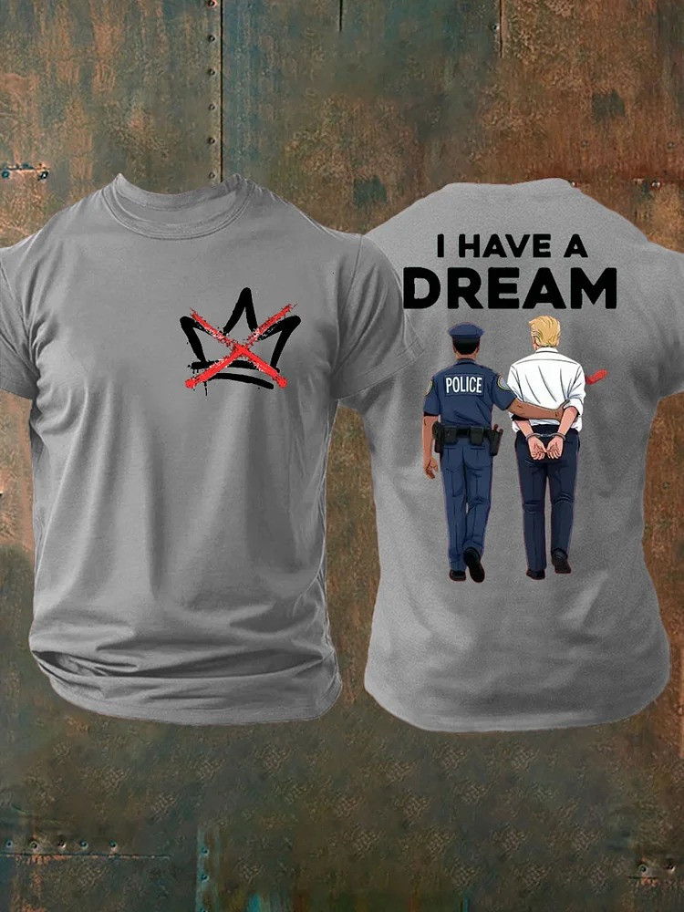 No Kings T-Shirt I Have A Dream Police Arrest Trump Shirt Anti MAGA Gifts