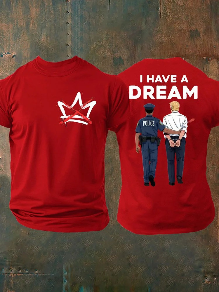 No Kings T-Shirt I Have A Dream Police Arrest Trump Shirt Anti Trump Gifts