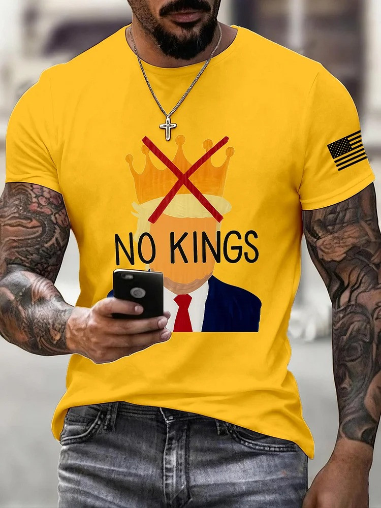 No Kings T-Shirt No Kings In America Shirt FDT No Kings Protest Merch Anti Trump Gifts