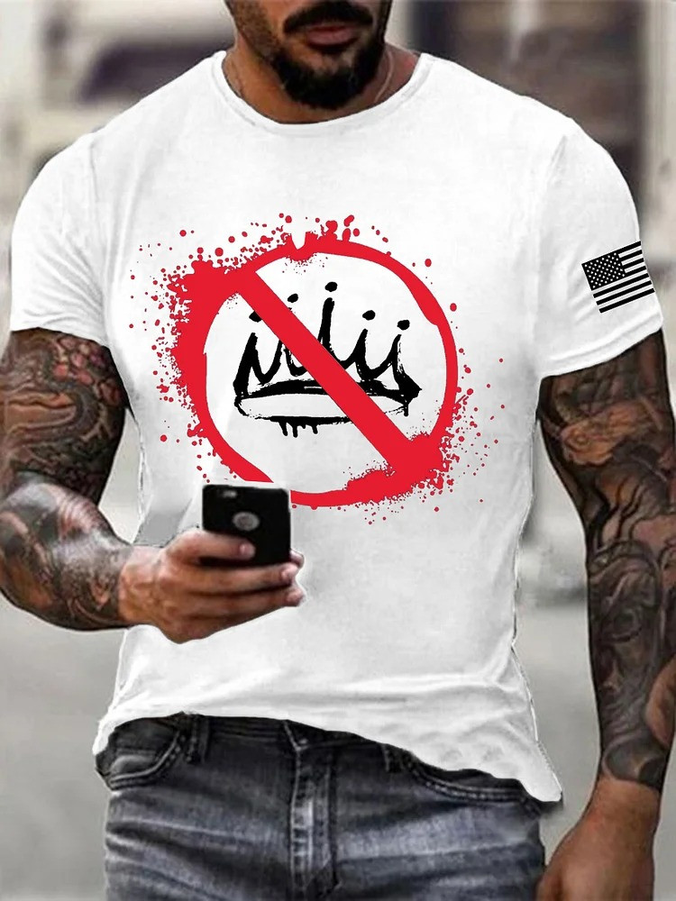 No Kings T-Shirt No Kings Rally Anti Authoritarian Apparel Democrats Gifts For Men