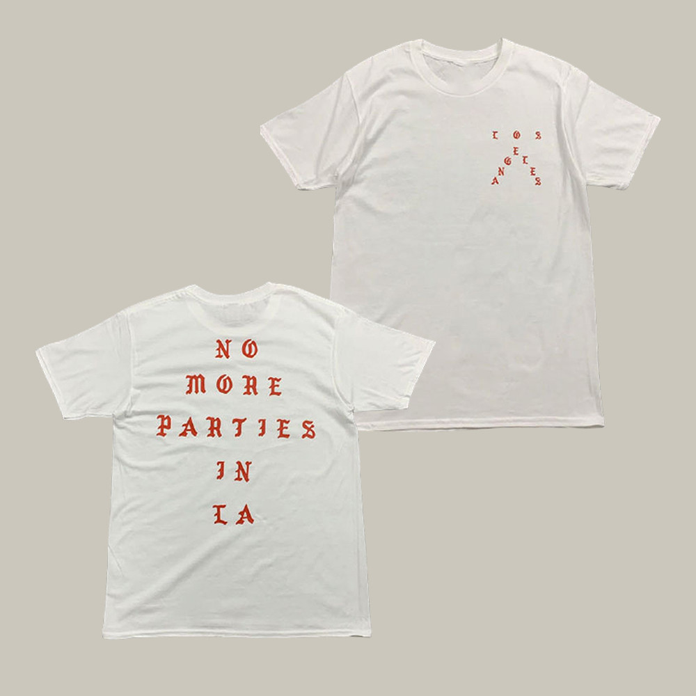 No More Parties In LA Kanye West T-Shirt Kanye West World Tour Shirt Present Idea For Huge Fans