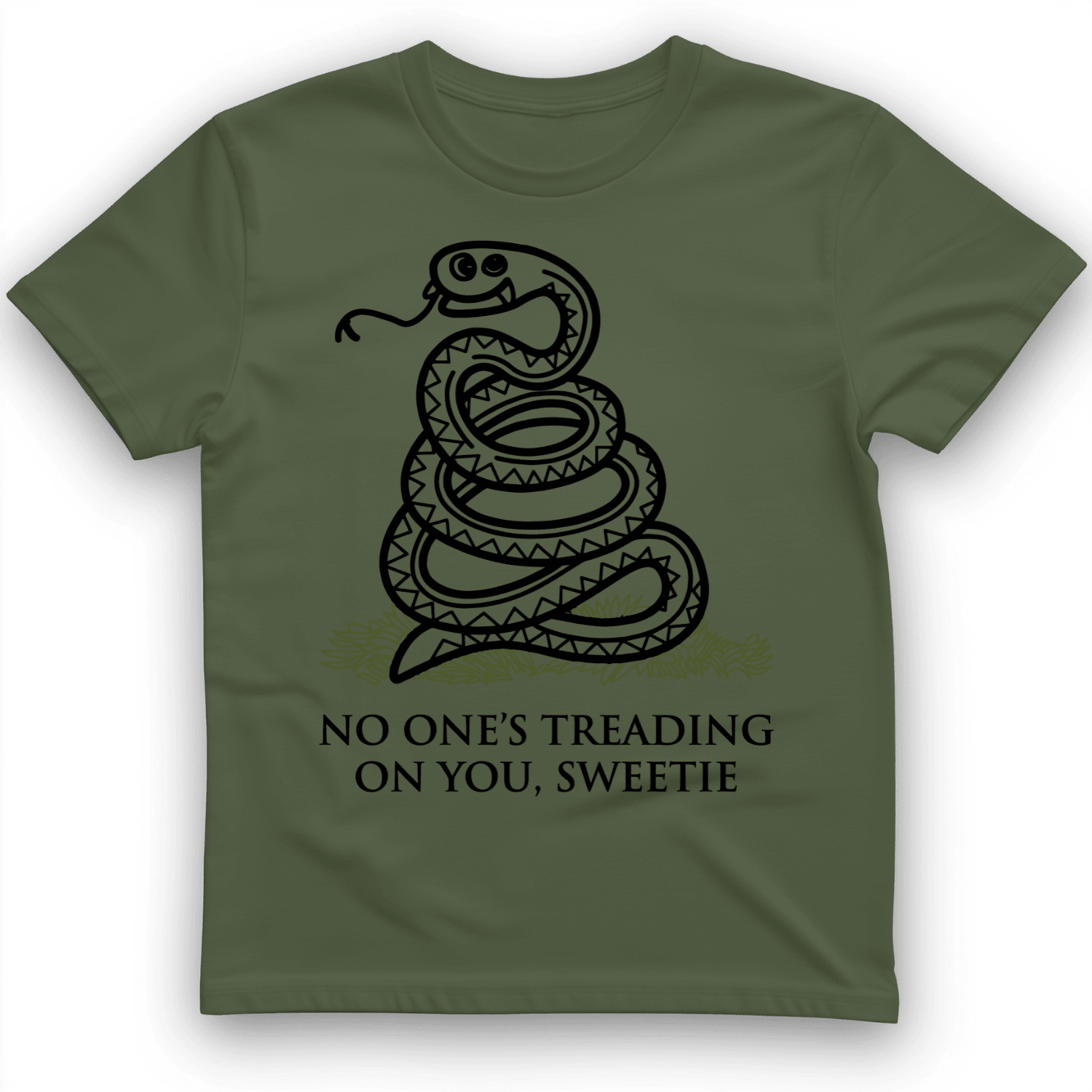 No Ones Treading On You Sweetie T-Shirt Animal Themed Funny Shirt Snake Lover Gifts