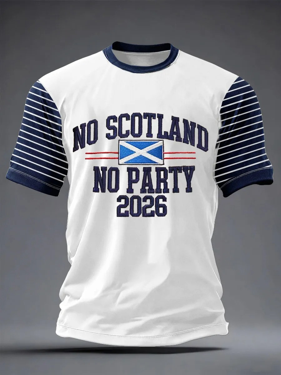 No Scotland No Party Shirt World Cup Football Fan Apparel Best Gift For Supporters