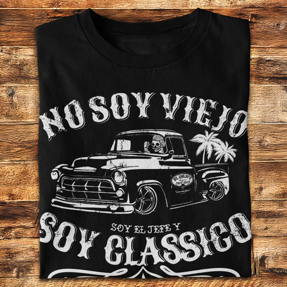 No Soy Viejo Soy Classico T-Shirt Patriotic Mexican T-Shirt Gifts For Mexico Lovers
