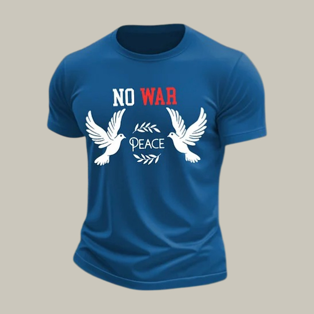 No War Bird T-Shirt Hippie Fashion Best Present For Peace Supporters