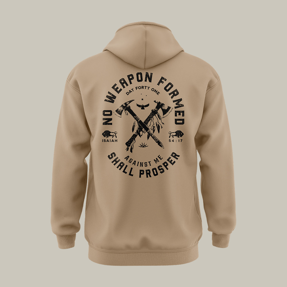 No Weapon Formed Day Forty One Hoodie Day Forty One Apparel Cool Gift For Christians