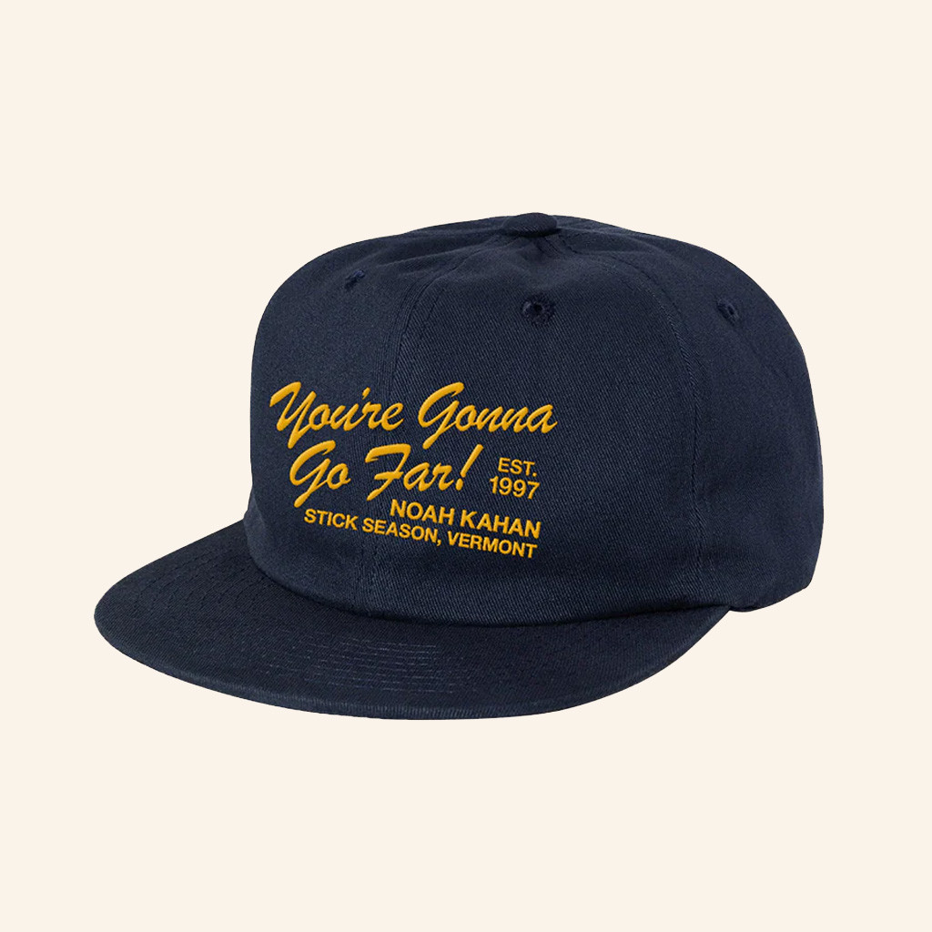 Noah Kahan Merch You're Gonna Go Far Embroidered Snapback Hat Gifts For Husband Noah Kahan Merch You're Gonna Go Far Embroidered Snapback Hat Gifts For Husband