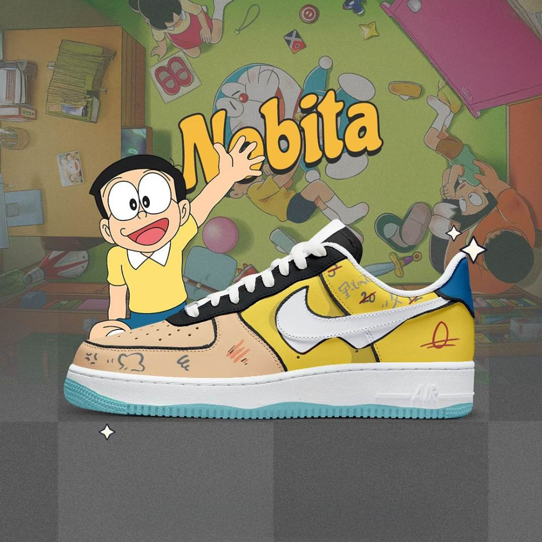 Nobita x Doraemon Limited Edition Special Air Force 1 Gifts For Friends