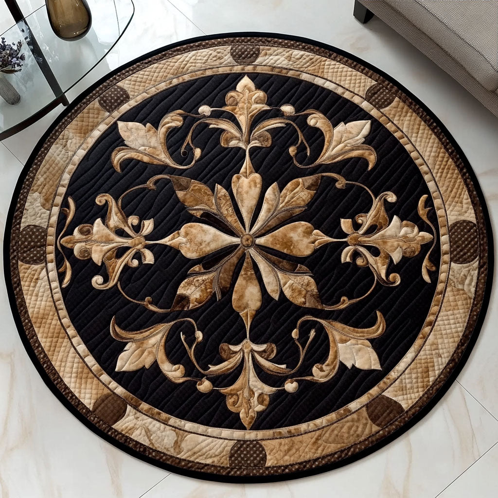 Noble Bloom Quilted Round Mat Entryway Rug Ideas Lily Related Gifts