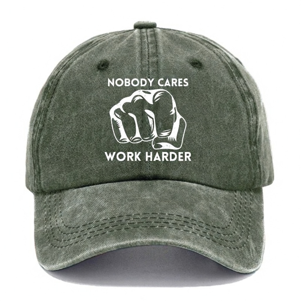 Nobody Cares Work Harder Baseball Funny Dad Merch Gift For Father's Day