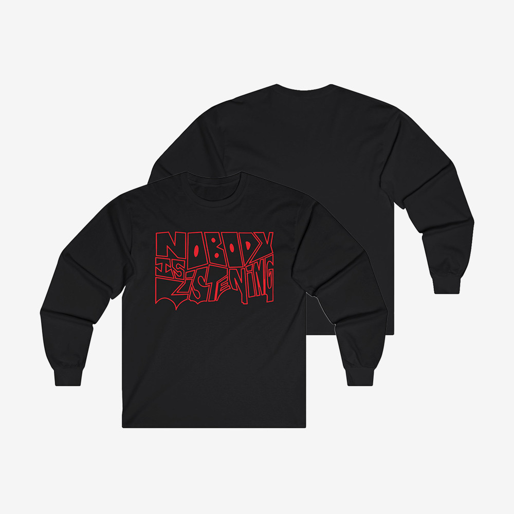 Nobody Is Listening Zayn Malik Long Sleeve Shirt Zayn Malik Apparel Music Themed Gift