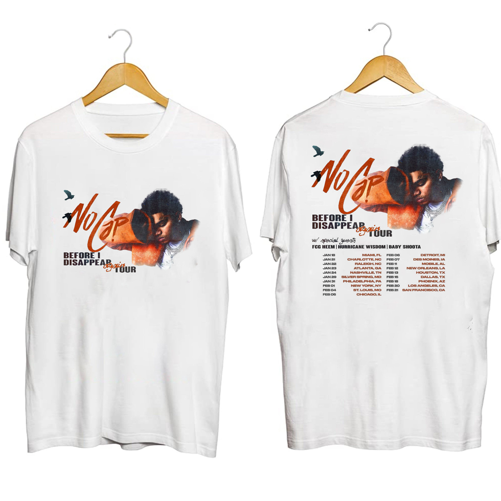 NoCap Before I Disappear Again Tour Shirt NoCap Merch Best Gifts For Brother NoCap Before I Disappear Again Tour Shirt NoCap Merch Best Gifts For Brother