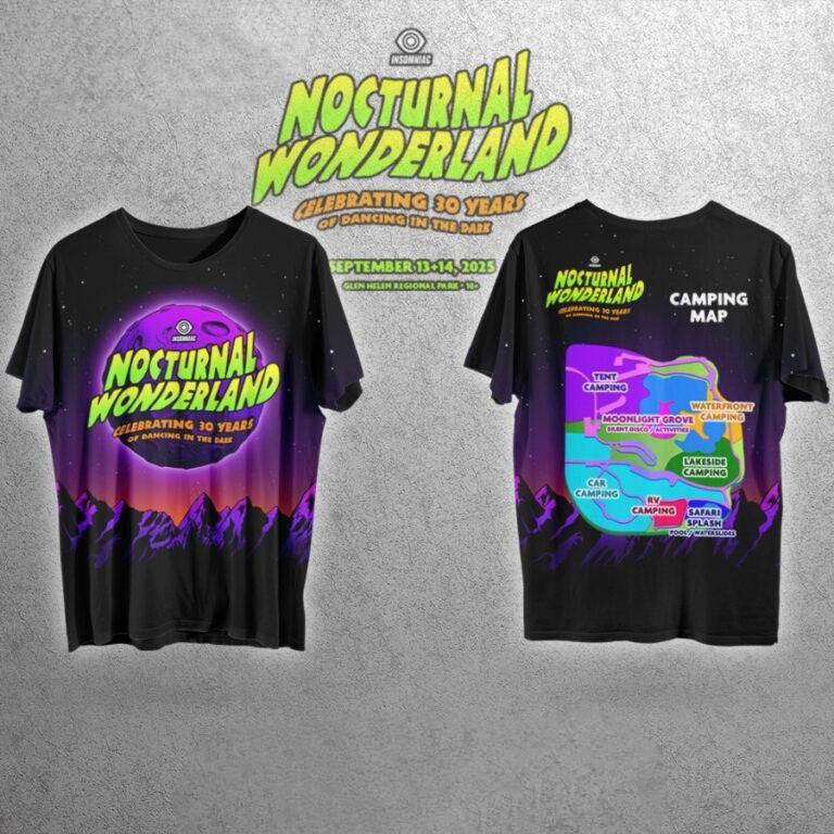 Nocturnal Wonderland 2025 Outfits T-Shirt Gifts For Father