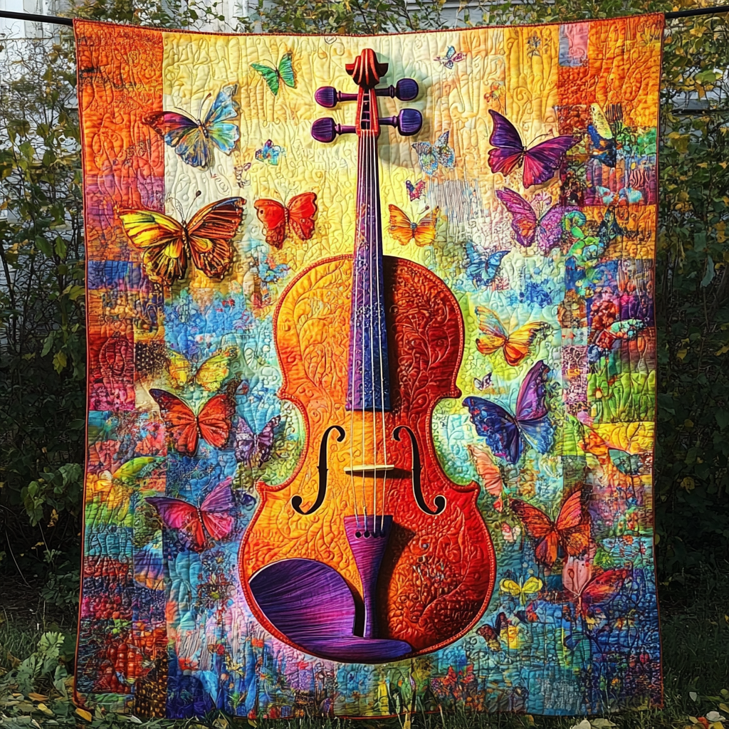 Nocturne Whispers Quilted Blanket Musical Gifts For Adults