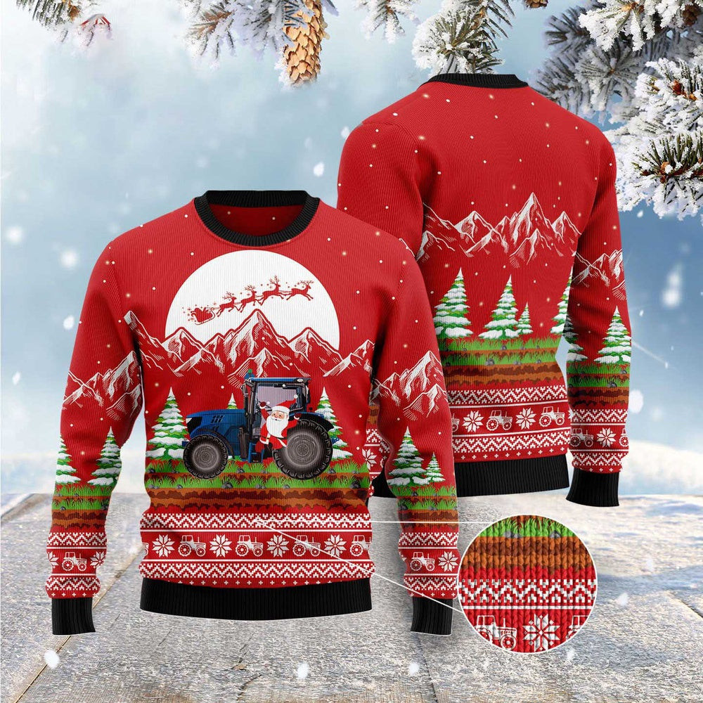 Noel Tractor Ugly Christmas Sweater Funny Ugly Christmas Sweater Best Christmas Gifts