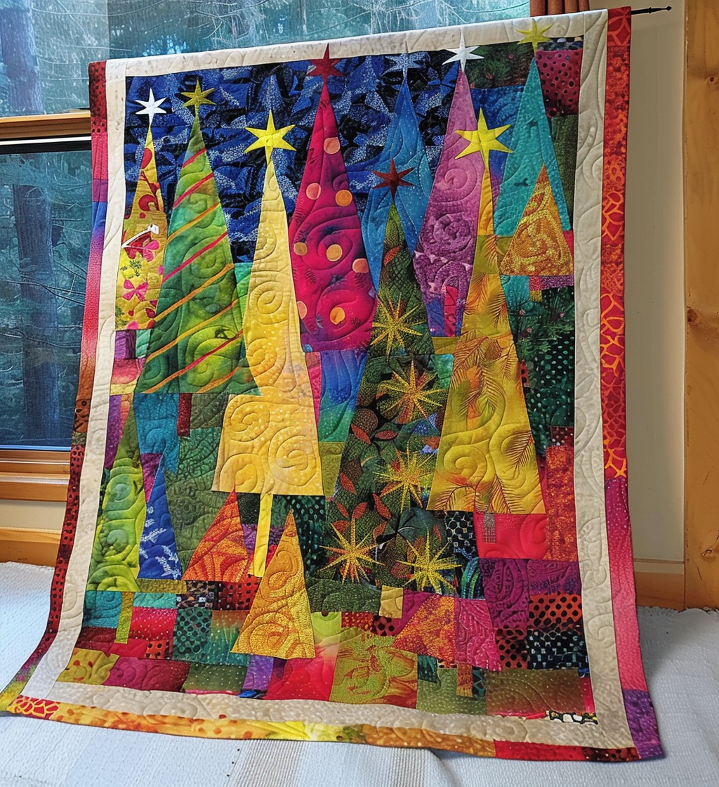 Noel Tree Quilted Blanket Best Christmas Gifts For Women