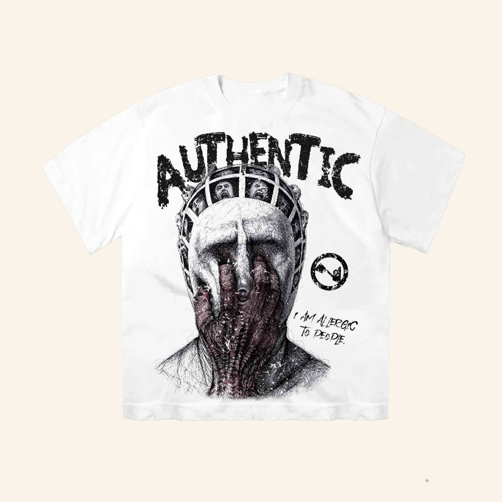 Noissey Merch I Am Allergic To People Surreal Painting T-Shirt Gifts For Friends