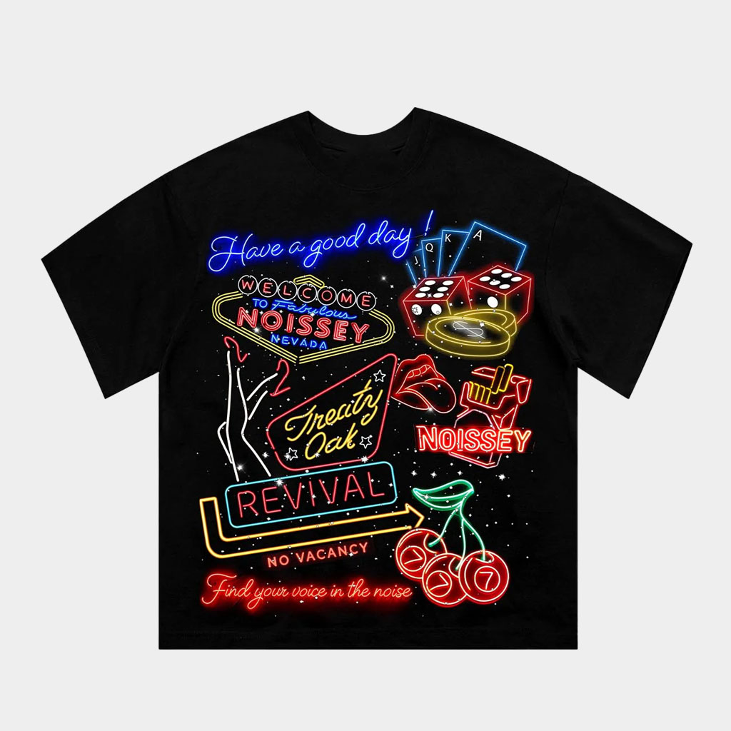 Noissey Merch Noissey Vegas Neon T-Shirt Have A Good Day Shirt Gifts For Besties