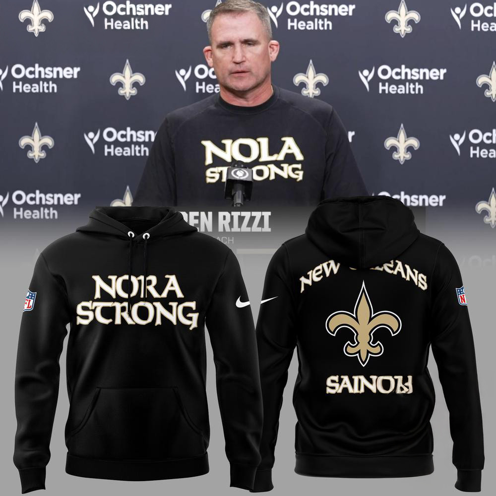 Nola Strong New Orleans Saints Hoodie Gifts For Football Fan