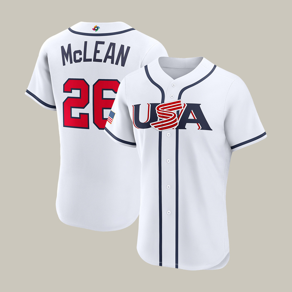 Nolan McLean USA World Baseball Classic 26 Jersey Game Day Shirt Baseball Lover Gift