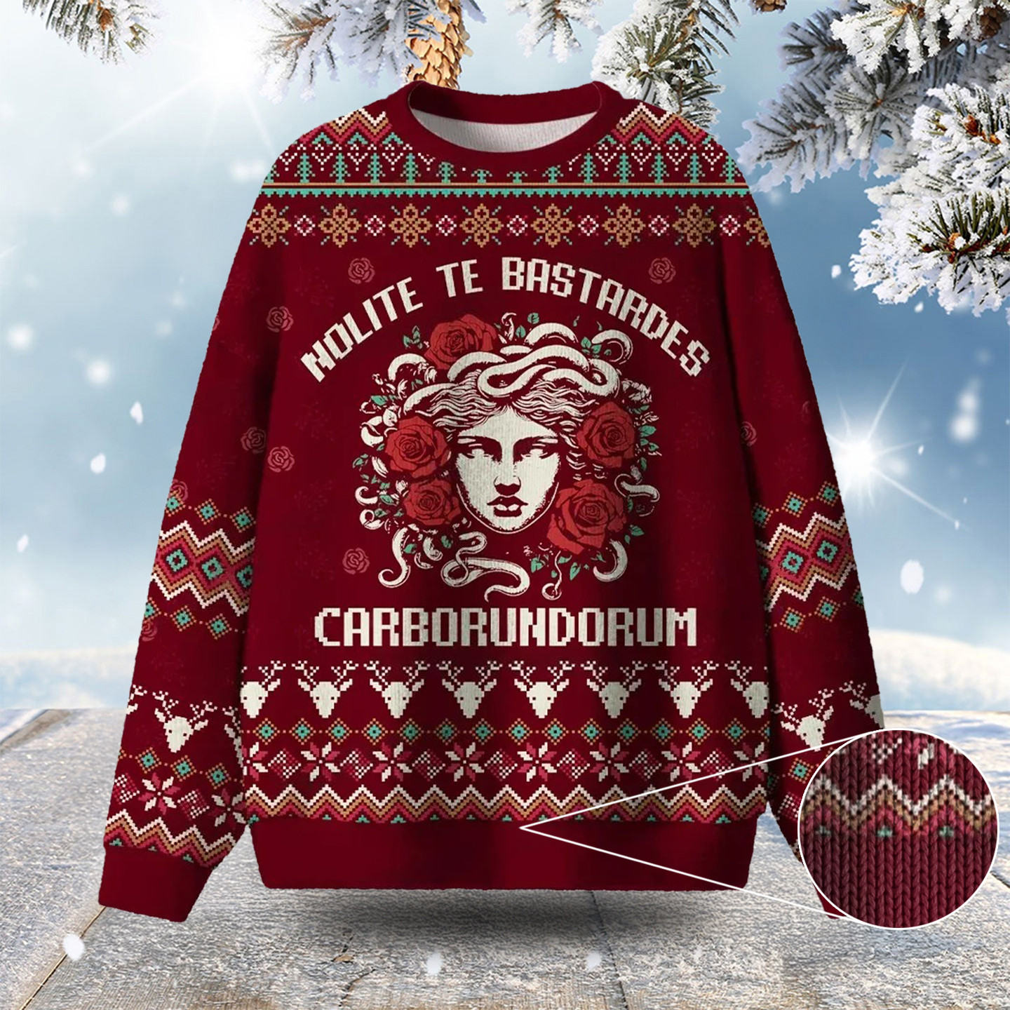 Nolite Te Bastardes Carborundorum Ugly Christmas Sweater Christmas Gifts For Women