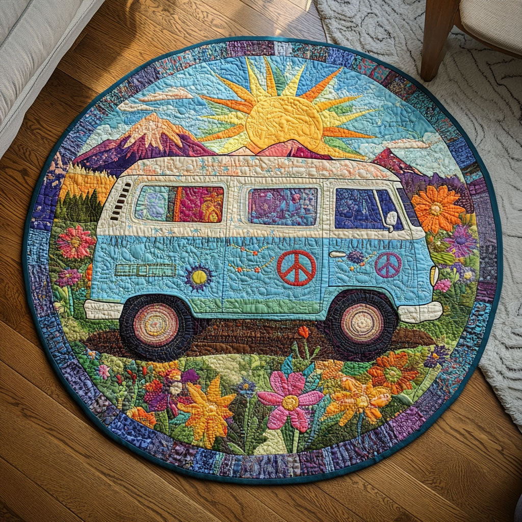 Nomad Dreams Quilted Round Mat Entryway Decor Christmas Wish List For Teens