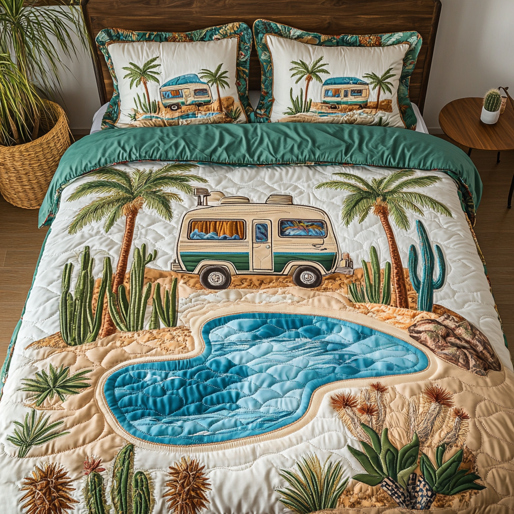 Nomad Nest Quilted Bedding Set Best Comforter Sets Camping Christmas Gifts