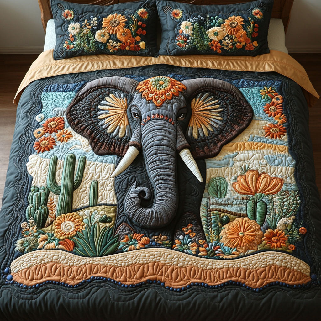 Nomad of the Sands Quilted Bedding Set Bedspread Set Unique Native American Gifts Ietms