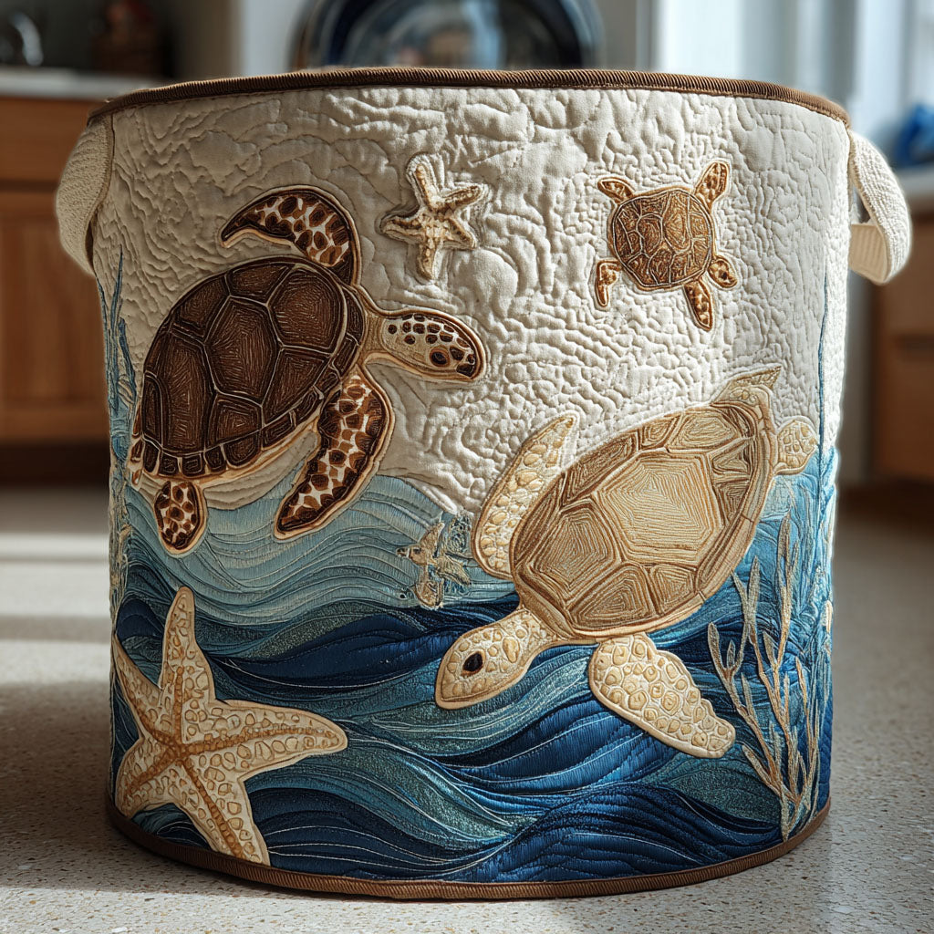 Nomadic Shell Quilted Laundry Basket Halloween Merch Gift