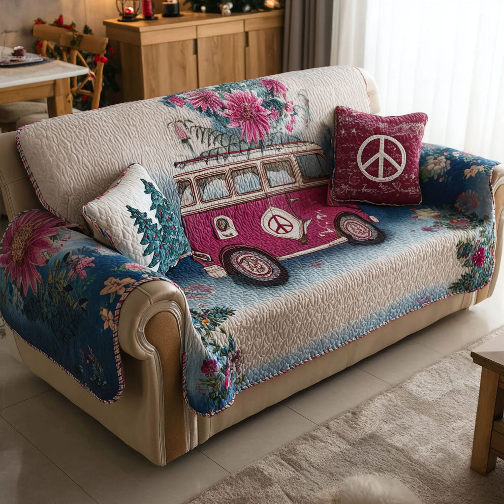 Nomads Garden Quilted Sofa Cover Indoor Decorations Good Gifts For Hippie Girlfriend