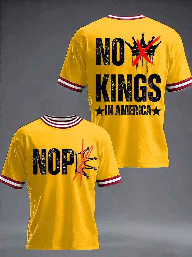 Nope No Kings In America Shirt No Kings Protest 2026 Attire Patriotic Gifts For Husband