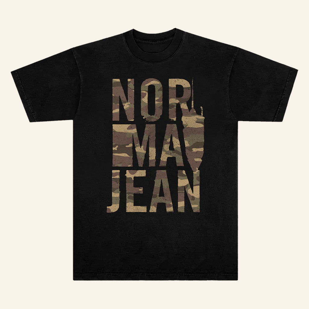 Norma Jean Noise Merch Camo Logo T-Shirt Gifts For Dad