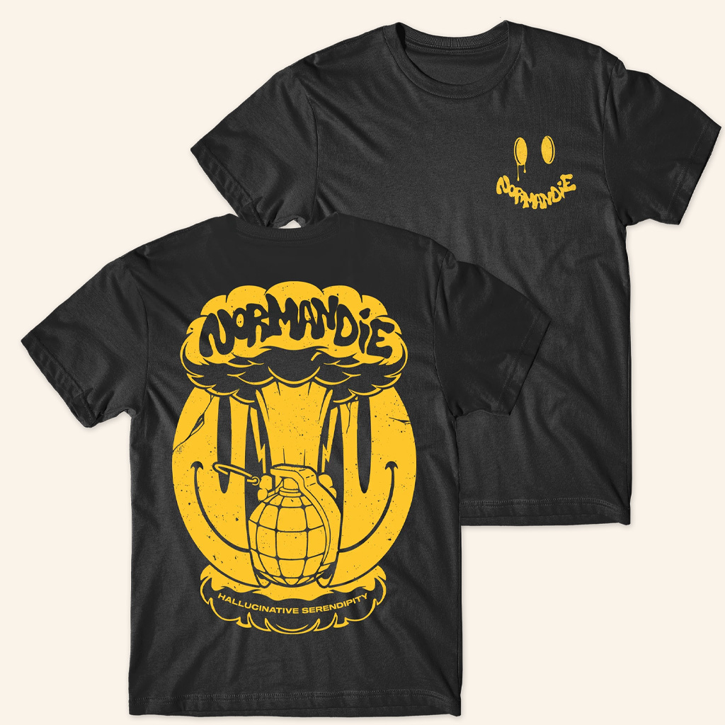 Normandie Merch Smile Bomb T-Shirt Christmas Gift Ideas For Her Normandie Merch Smile Bomb T-Shirt Christmas Gift Ideas For Her