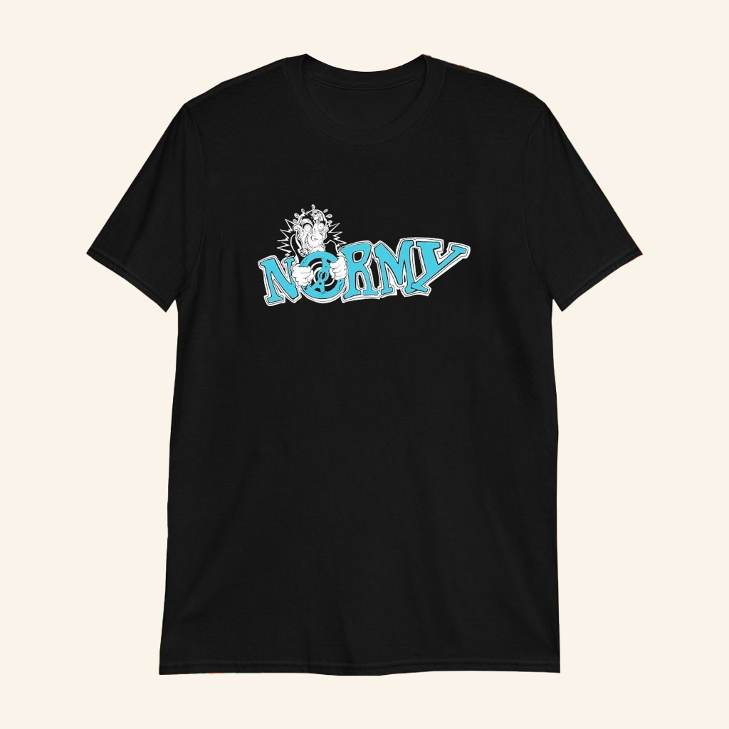 Normy Merch Normy X NOFX Black T-Shirt Gift Ideas For Music Lovers