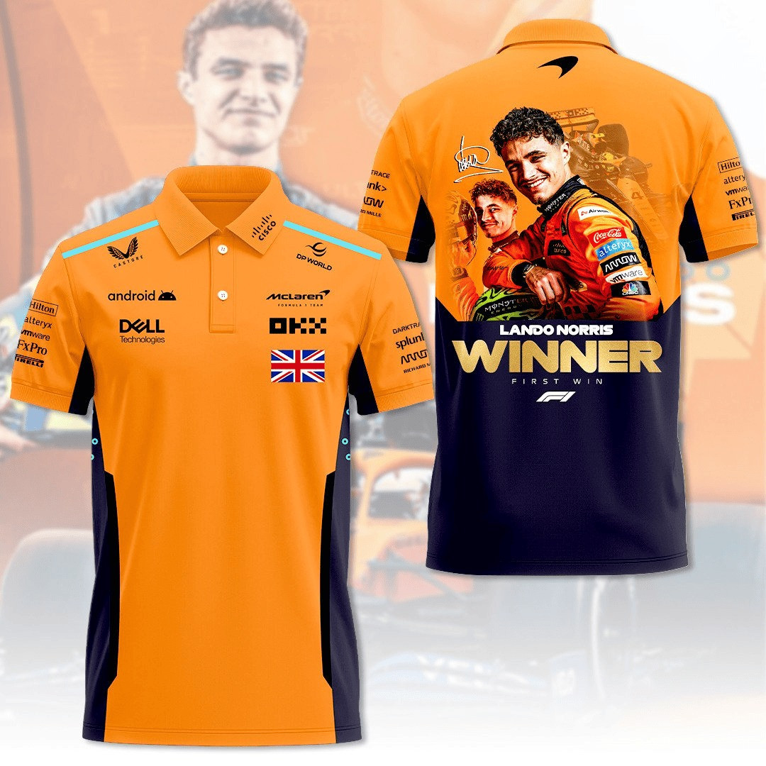 Norris Is Winner Formula F1 Polo Shirt Presents For Racing Lovers